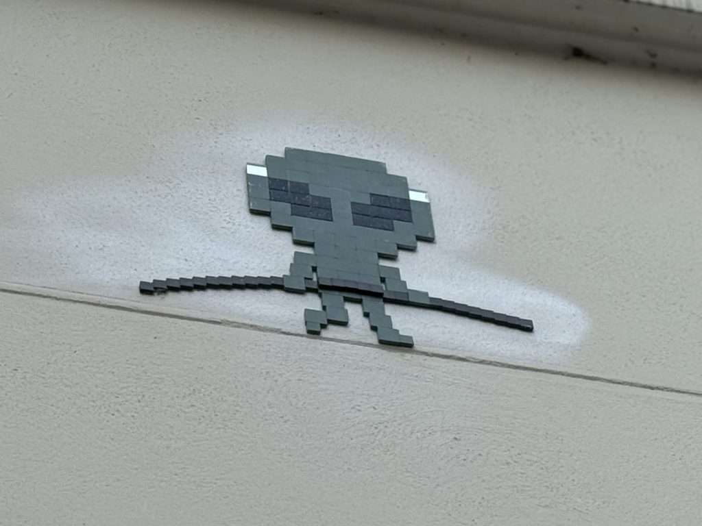 Invader Street Art In Paris