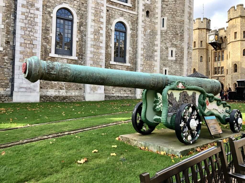 Cannon At The Tower Of London