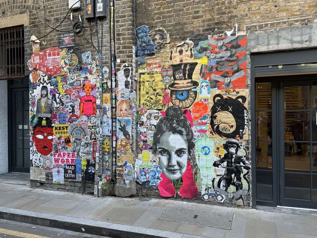 Graffiti Wall In London England UK