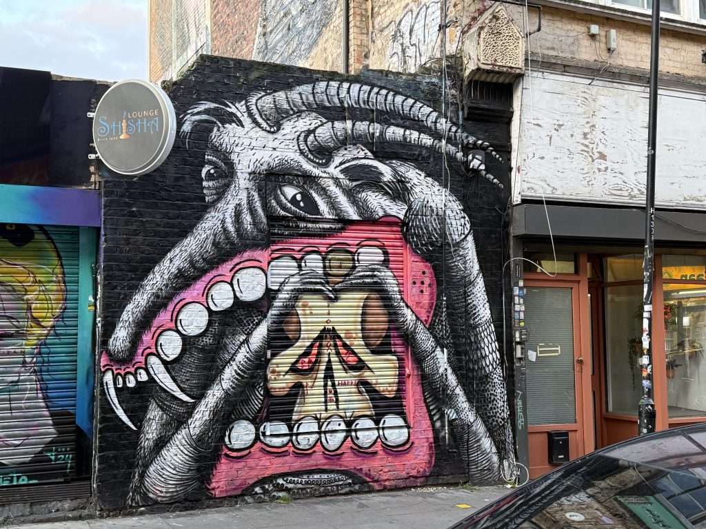 Street Art Shoreditch London England UK