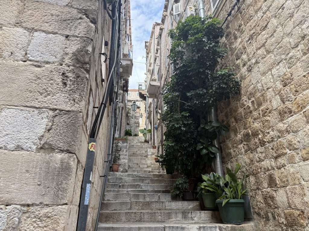Staircase in Old Town Dubrovnik Croatia