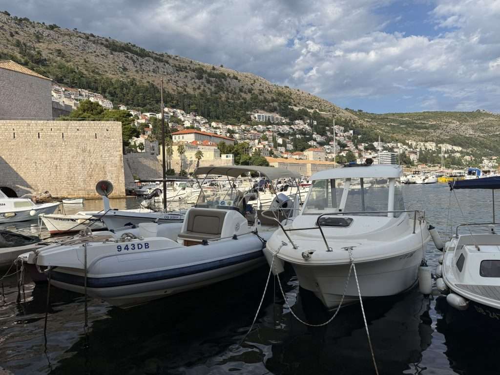 Port in Old Town Dubrovnik Croatia